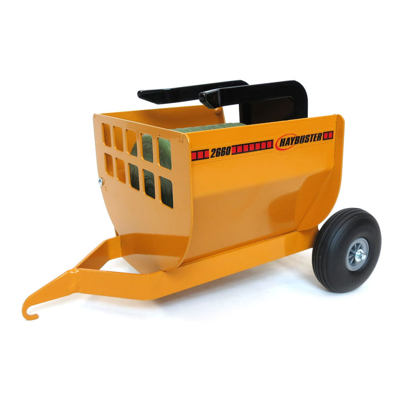 1/16 Yellow Steel Haybuster Bale Shredder Processor with Bale