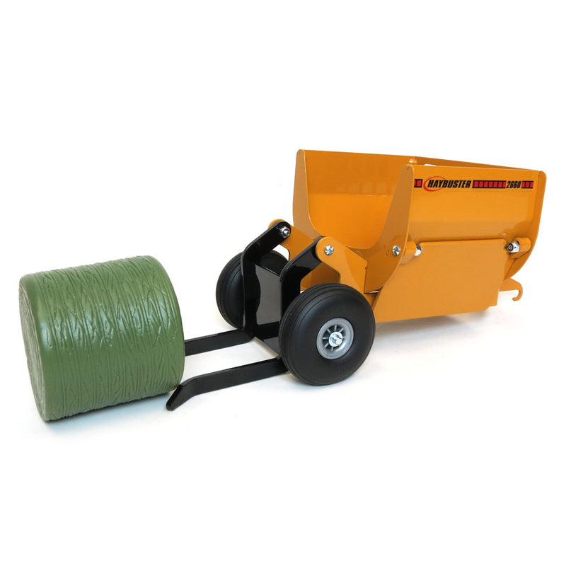1/16 Yellow Steel Haybuster Bale Shredder Processor with Bale