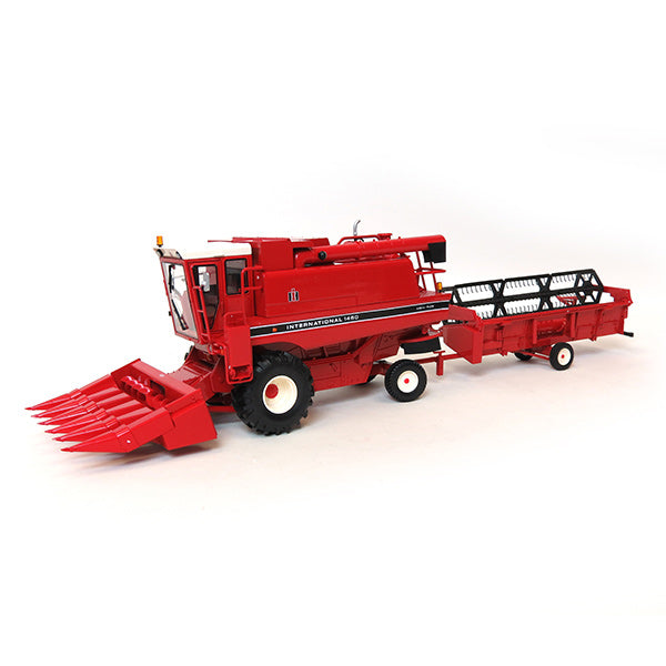 International Harvester 853F 5 Row Corn Header and Transport Trailer for IH 1460 Combine