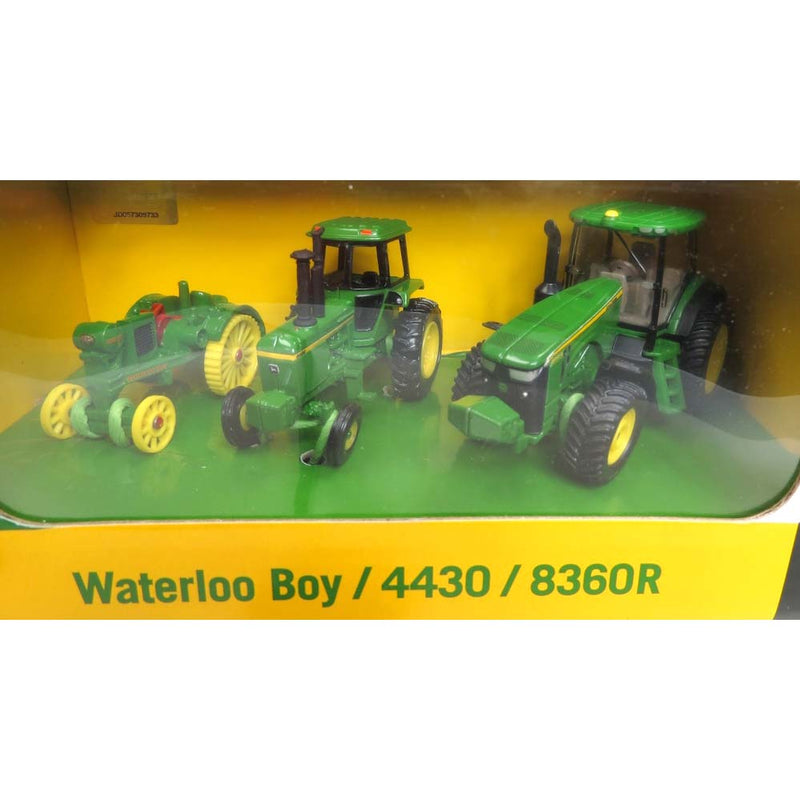 1/64 John Deere Waterloo Works 3 Piece Tractor Set with Waterloo Boy, 4430 & 8360R by ERTL