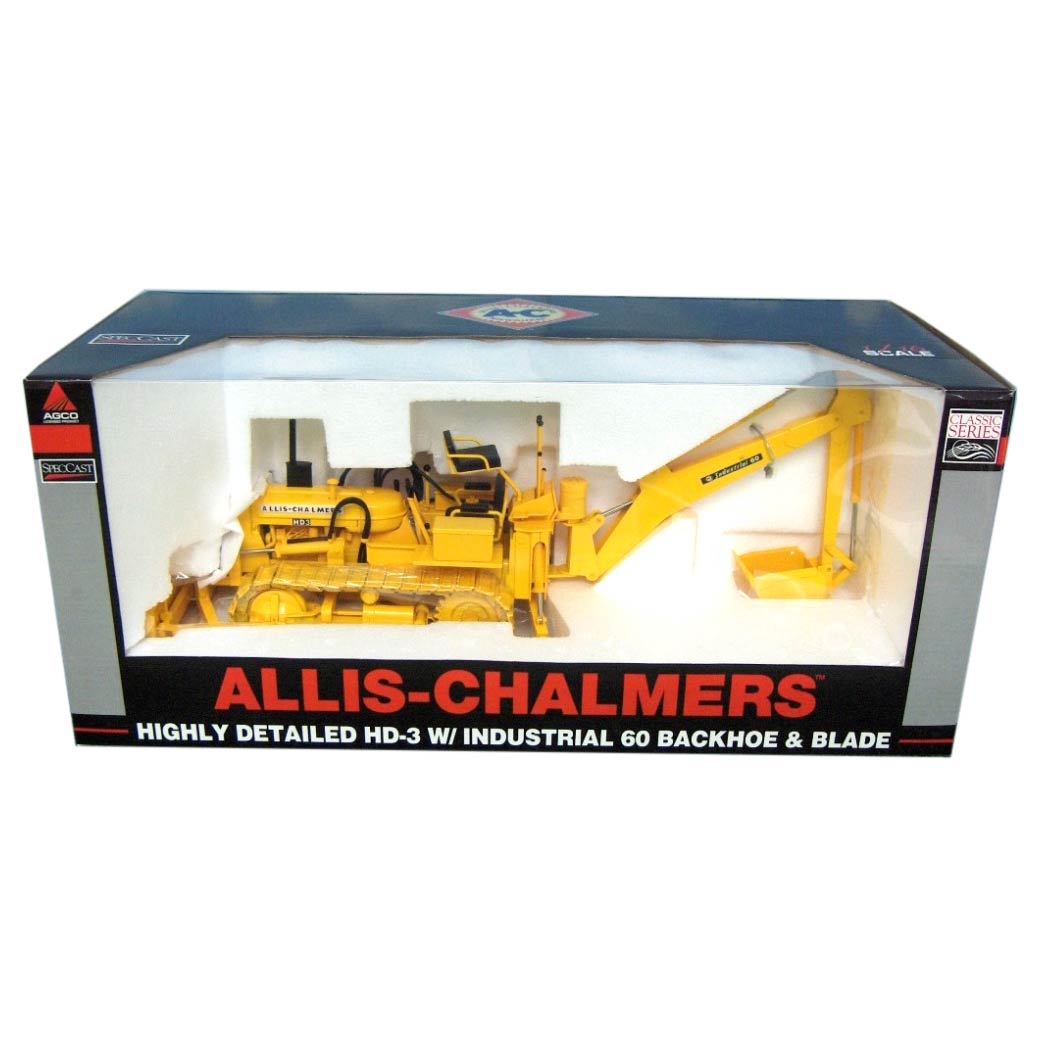 1/6 スケール DID ファニチャー ミニチュア家具 ジオラマ ゲッペルス 1/16 Allis Chalmers HD3 Crawler with Industrial 60 Backhoe & Blade