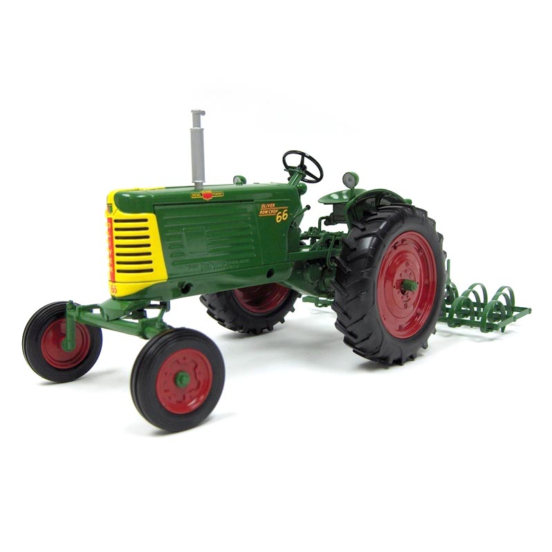 1/16 Oliver 66 with Spring Tooth Harrow by SpecCast, Toy Tractor Times 25th Anniversary