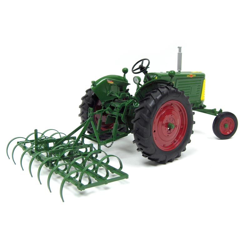 1/16 Oliver 66 with Spring Tooth Harrow by SpecCast, Toy Tractor Times 25th Anniversary