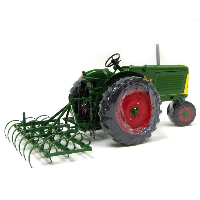 1/16 High Detail Oliver 88 Gas with Spring Tooth Harrow