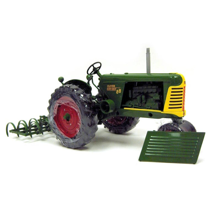 1/16 High Detail Oliver 88 Gas with Spring Tooth Harrow