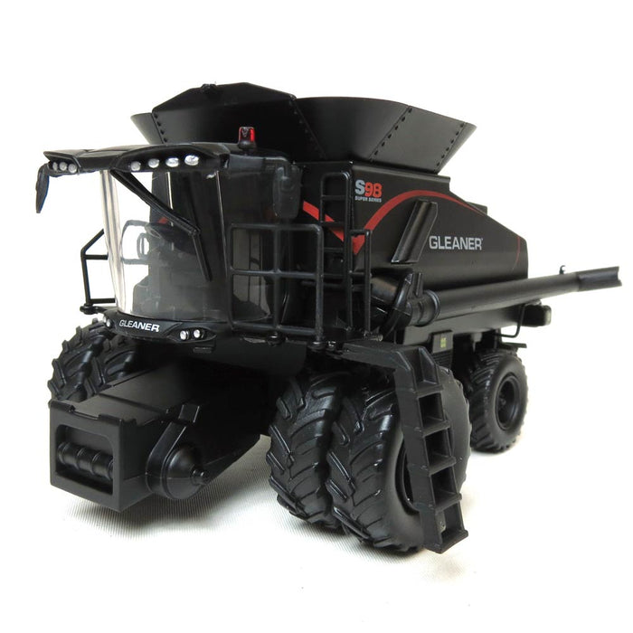 1/64 Gleaner S98 Combine with Corn Head, New Product Intro Black Stealth Version