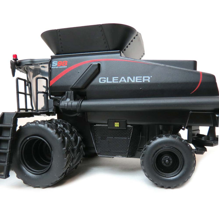 1/64 Gleaner S98 Combine with Corn Head, New Product Intro Black Stealth Version