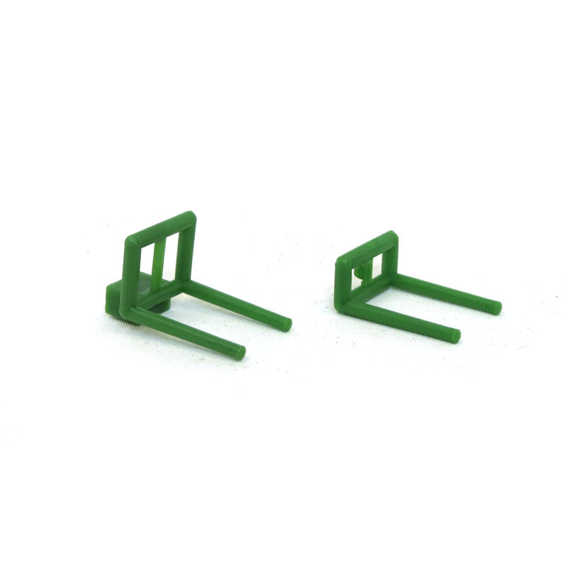 Simple64 Forks 1/64 Green Loader Forks with Rear Hitch Bale Mover by Standi Toys ...