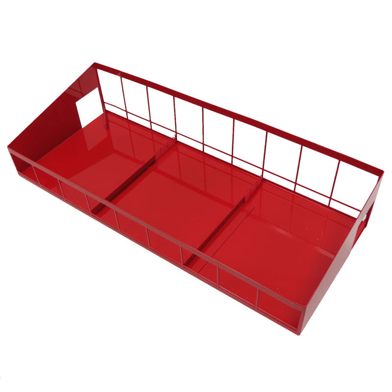 1/64 Red & White Monoslope Cattle Barn with Gates & Feed Bunk by Standi Toys