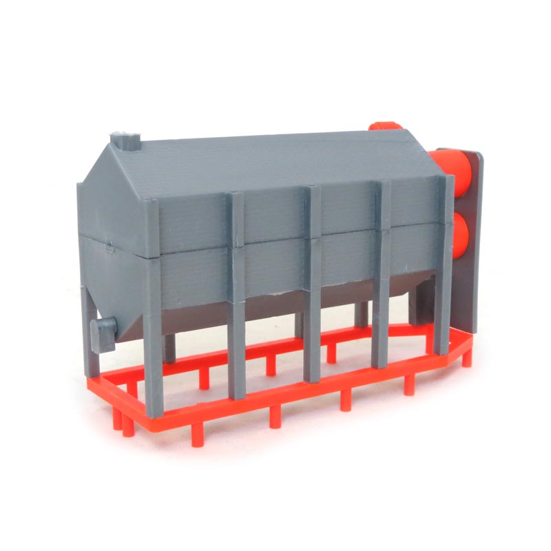 1/64 1 High Stackable Grain Dryer, Gray & Orange by Standi Toys
