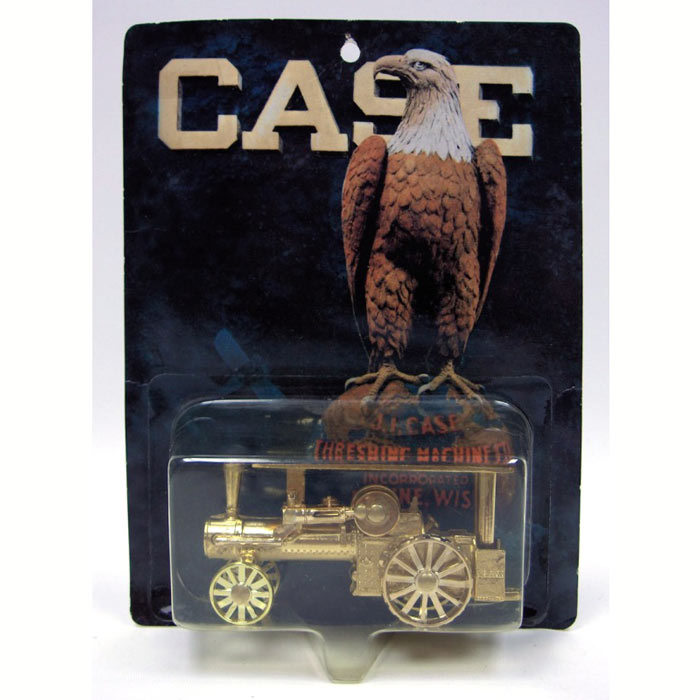1/64 Gold JI Case Steam Engine w/ Canopy, "Bringing It All Together"