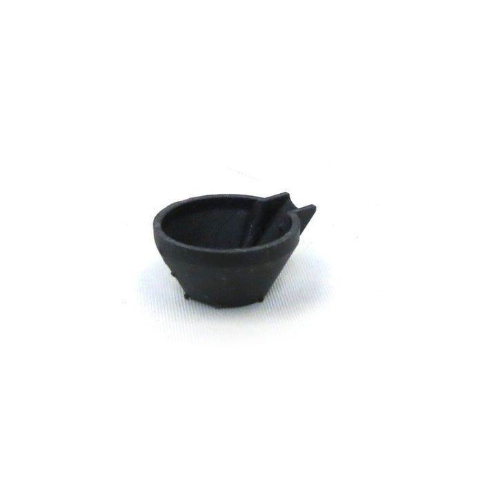1/64 STP52 Black Auger Pan for Unloading Augers, 3D Print Plastic, .75 inch diameter