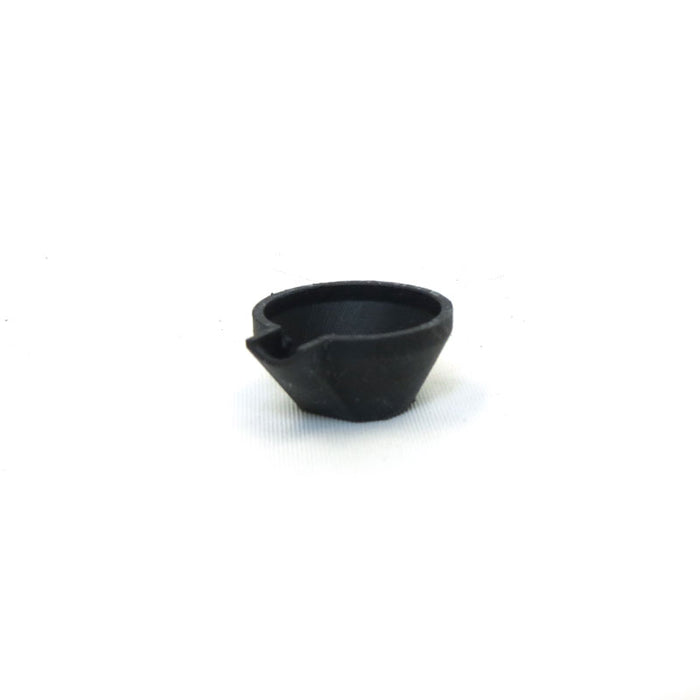 1/64 STP52 Black Auger Pan for Unloading Augers, 3D Print Plastic, .75 inch diameter