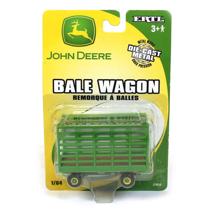 1/64 Green Kick Hay Bale Wagon by ERTL