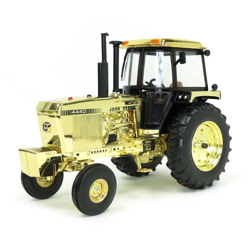 1/16 John Deere 4440 Tractor by ERTL, John Deere 175th Anniversary Gold Chrome Version