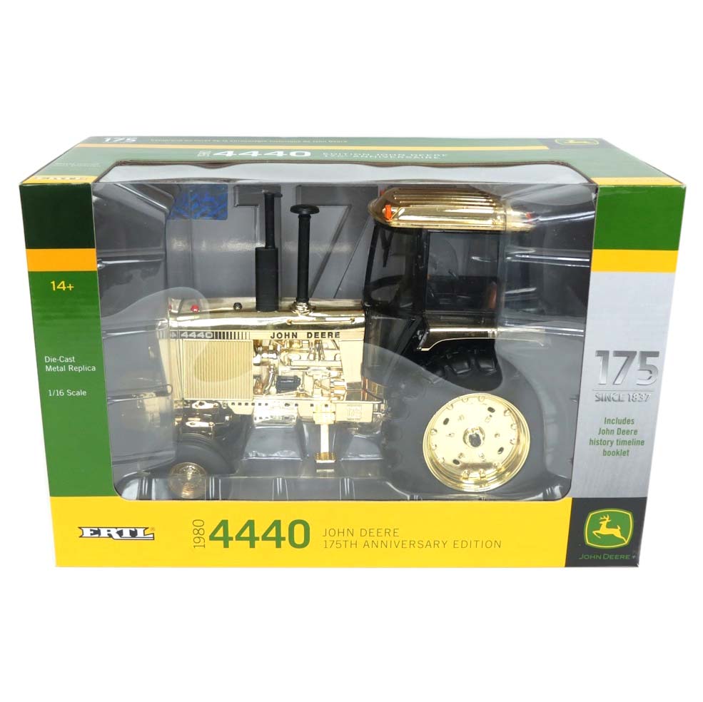 シャンソンゴールドメークアップコレクション 1/16 John Deere 4440 Tractor by ERTL, John Deere 175th Anniversary
