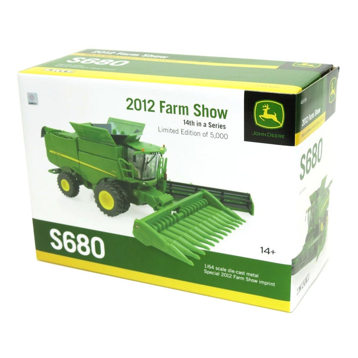 1/64 John Deere S680 Combine with Duals, 2012 Farm Show