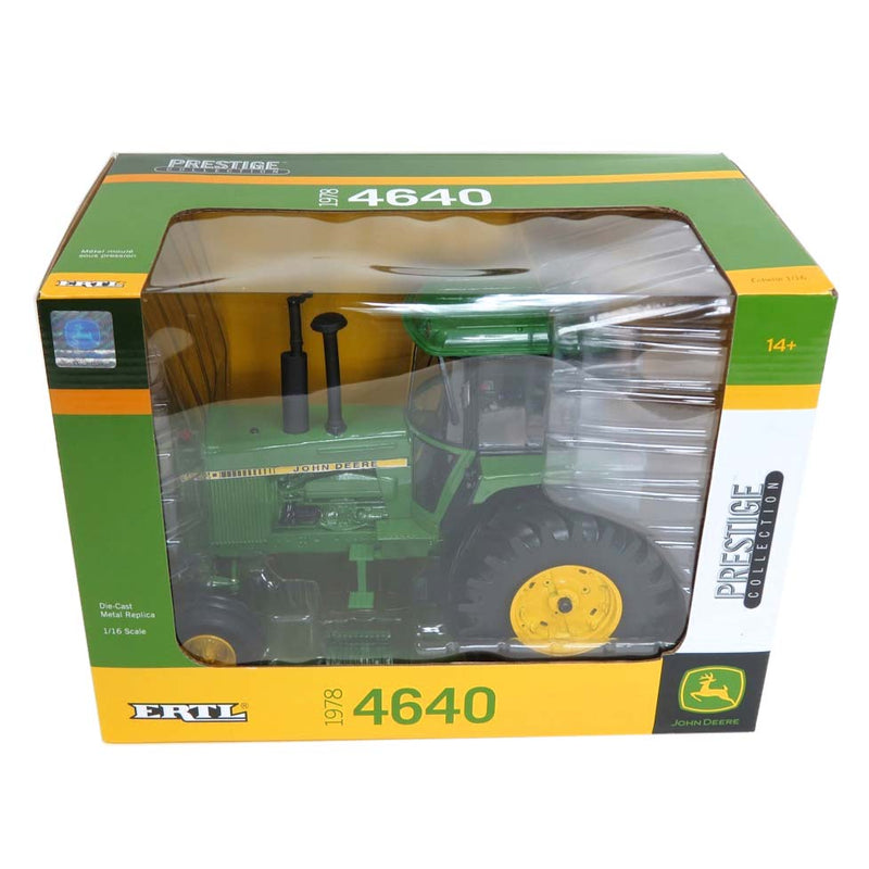 1/16 1978 John Deere 4640 Tractor with Large Singles, ERTL Prestige Collection