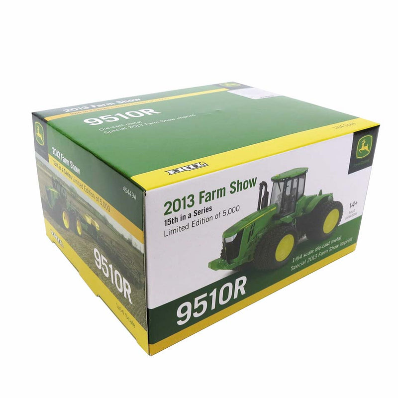 1/64 John Deere 9510R Tractor with Triples, 2013 Farm Show Edition by ERTL