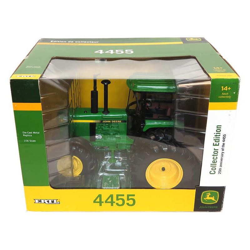 1/16 John Deere 4455 Tractor with MFD & Duals, 25th Anniversary Edition by ERTL