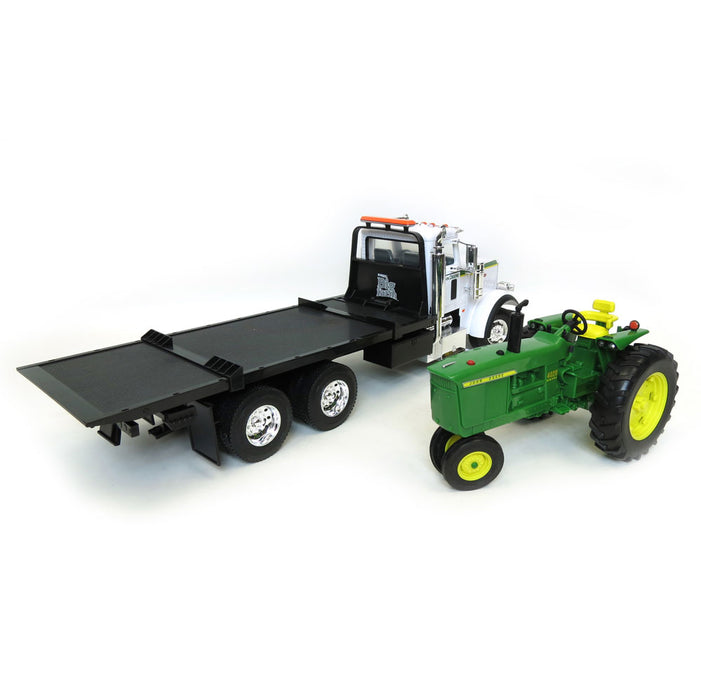 1/16 Big Farm Peterbilt Rollback with John Deere 4020 Tractor