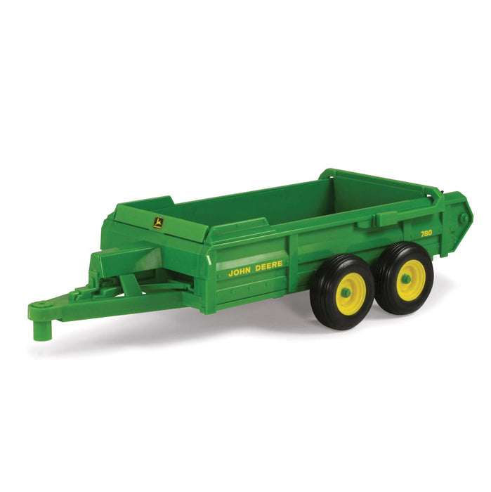 (B&D) 1/16 Big Farm John Deere 780 Hydra Push Spreader - Damaged Box, Dusty Item