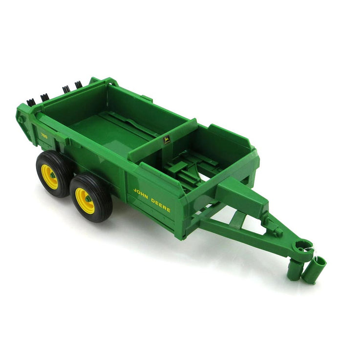 (B&D) 1/16 Big Farm John Deere 780 Hydra Push Spreader - Damaged Box, Dusty Item