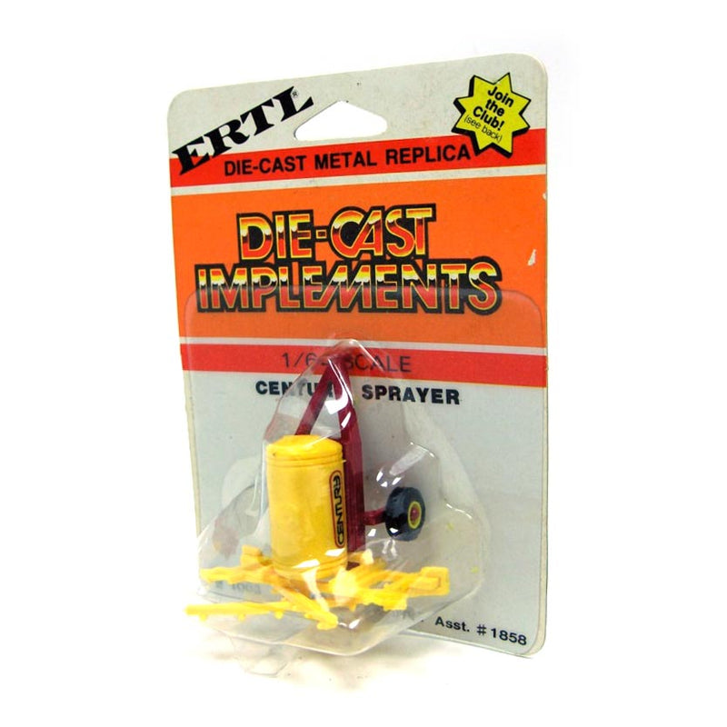 1/64 Century Sprayer with Folding Booms, Red & Yellow