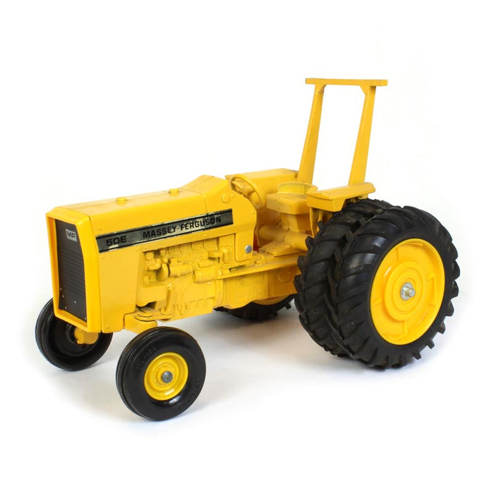 (B&D) 1/16 Massey Ferguson 50E Industrial Yellow Tractor with Duals - Displayed, No Box