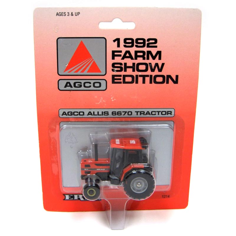 1/64 AGCO Allis 6670 Tractor with 2WD by ERTL, 1992 Farm Show Edition