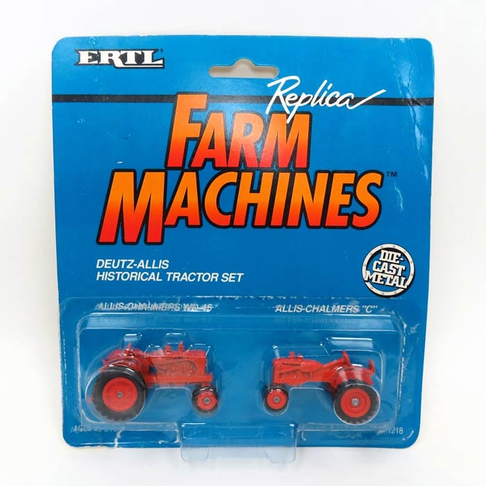 1/64 Allis Chalmers WD45 & C Tractor Set by ERTL