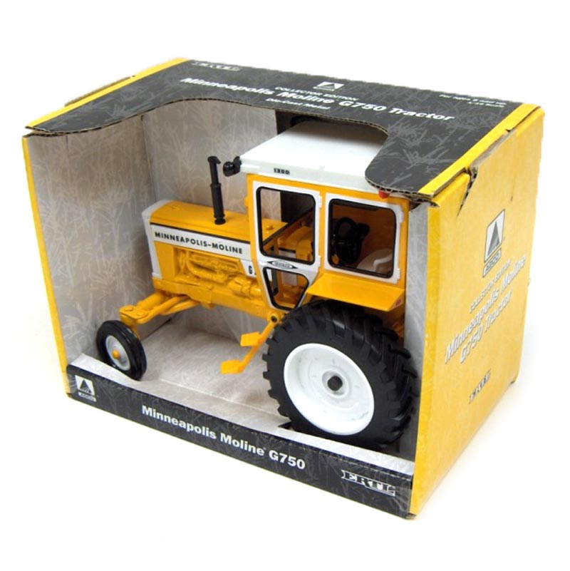 1/16 Minneapolis Moline G-750 2WD Tractor with Hiniker Cab by ERTL, Collector Edition