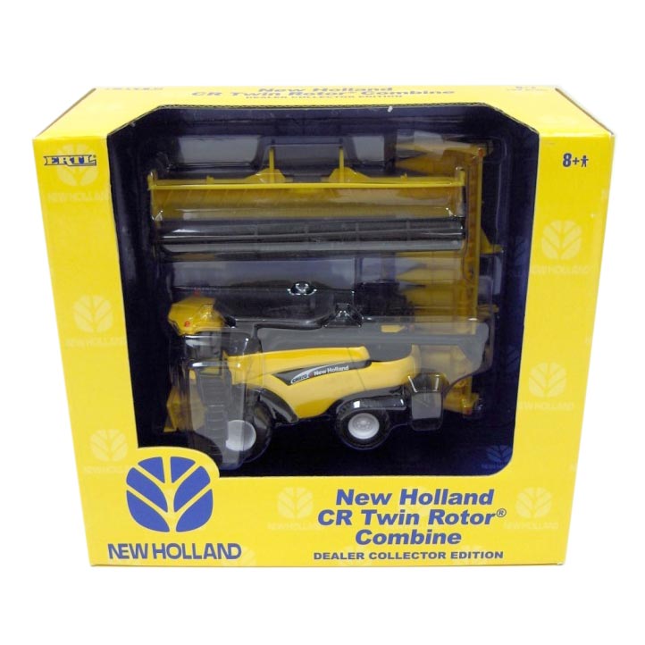 1/64 New Holland CR970 Twin Rotor Combine with Corn & Grain Headers, Dealer Collector Edition by ERTL