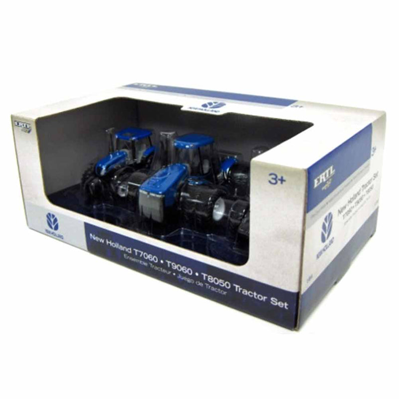1/64 New Holland T9060, T8050 & T7060 3 Piece Tractor Set by ERTL
