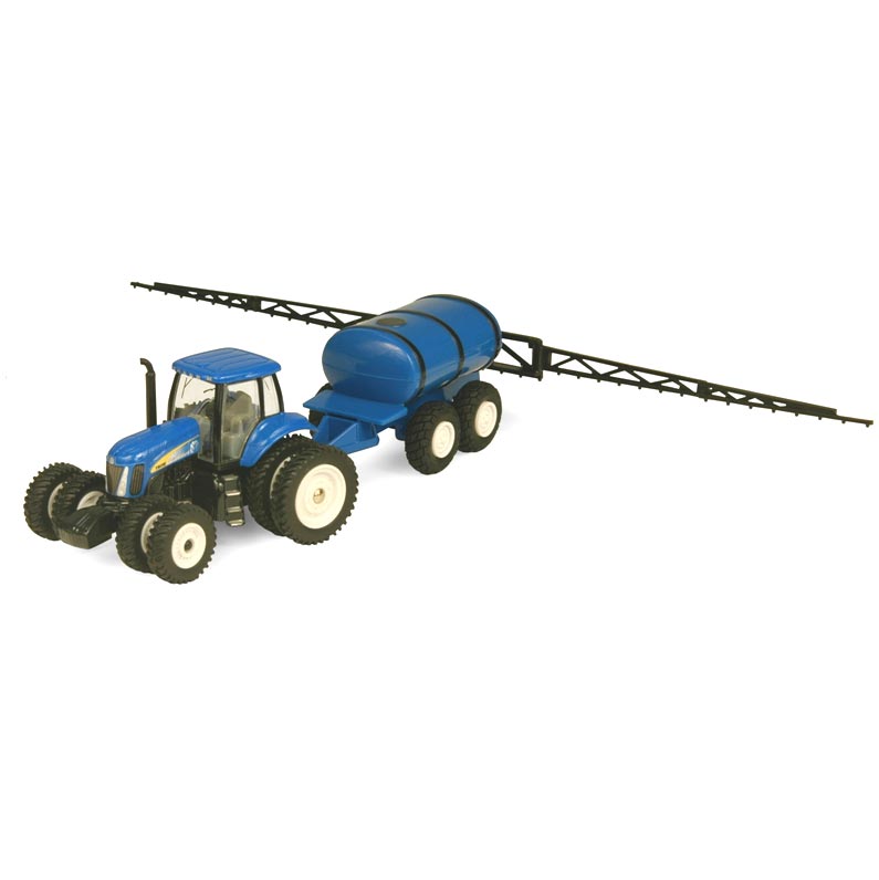 1/64 New Holland T8050 with Duals and Pull Type Sprayer