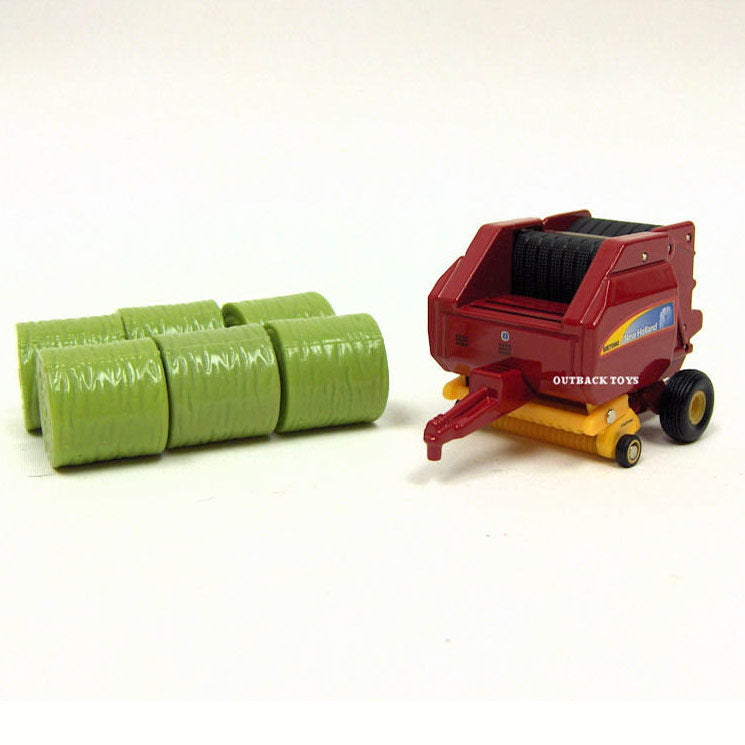 1/64 New Holland BR7090 Round Baler with Bales by ERTL