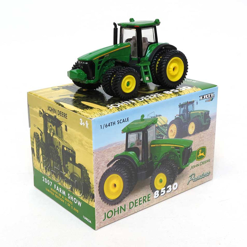 1/64 John Deere 8530 with Duals by ERTL, 2007 Farm Show Premiere Limited Edition
