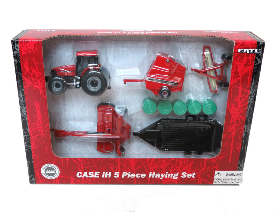 1/64 Case IH 5 Piece Haying Set