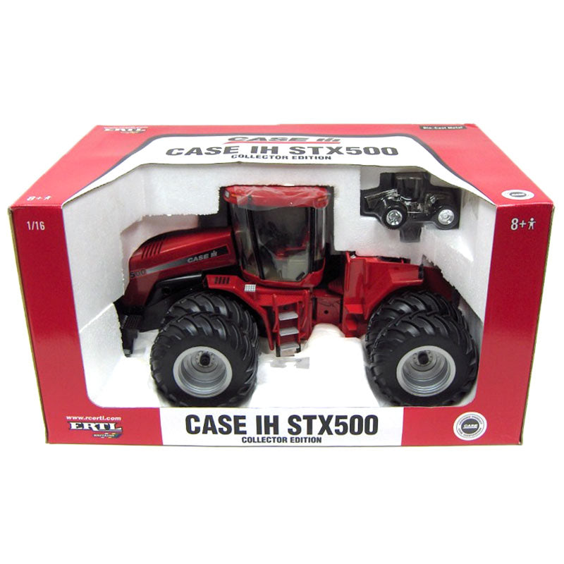 1/16 Collector Edition Case IH STX500 4WD Tractor with Chrome 1/64 Scale Version by ERTL