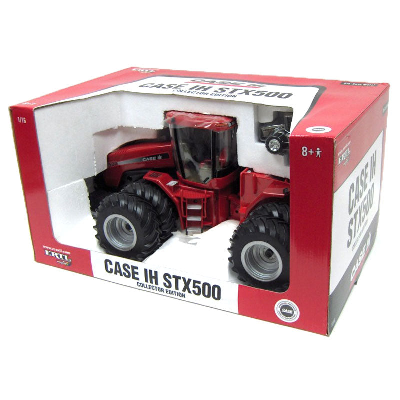 1/16 Collector Edition Case IH STX500 4WD Tractor with Chrome 1/64 Scale Version by ERTL