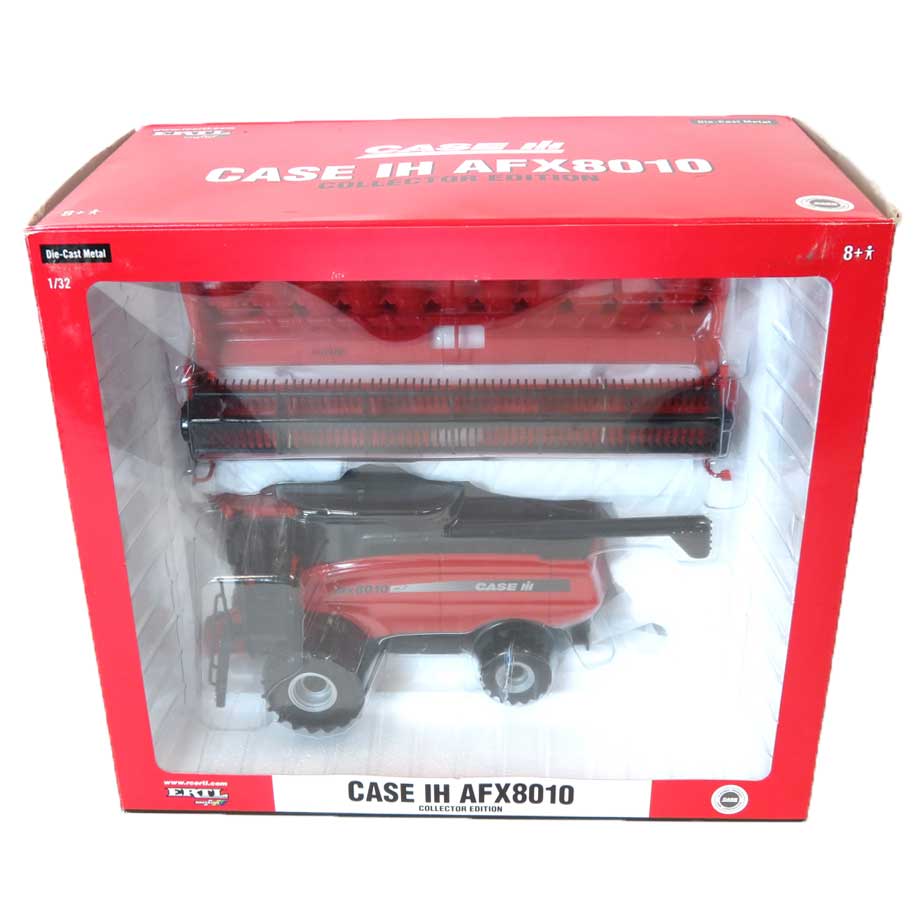1/32 Case IH AFX8010 Combine with Corn and Grain Headers