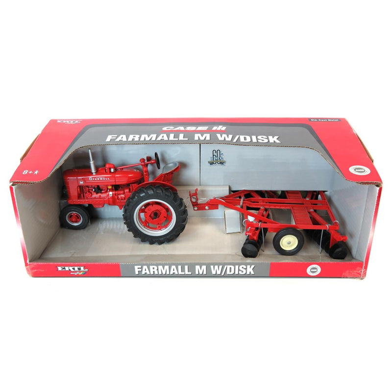 1/16 IH Farmall M with Disk by ERTL
