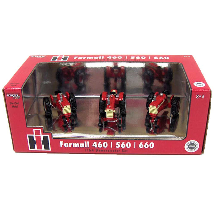 1/64 IH Farmall 460, 560 & 660 Demonstrator Set