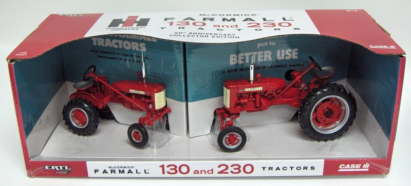 1/16 IH Farmall 130 & 230 Tractor Set, 50th Anniversary Collector Edition