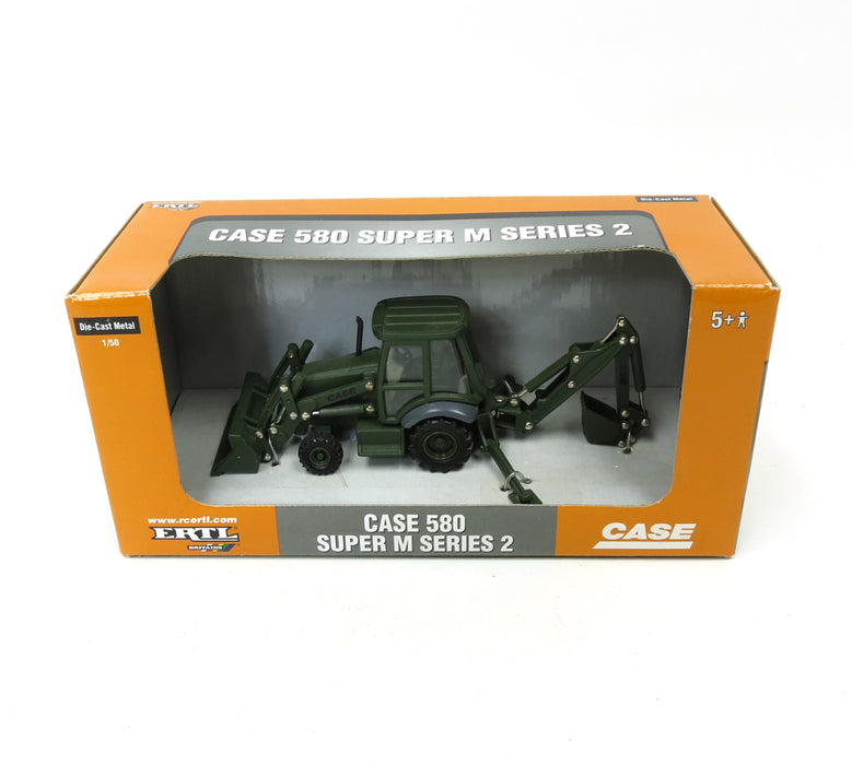 1/50 Case 580 Super M Series 2 Backhoe w/ Military Paint