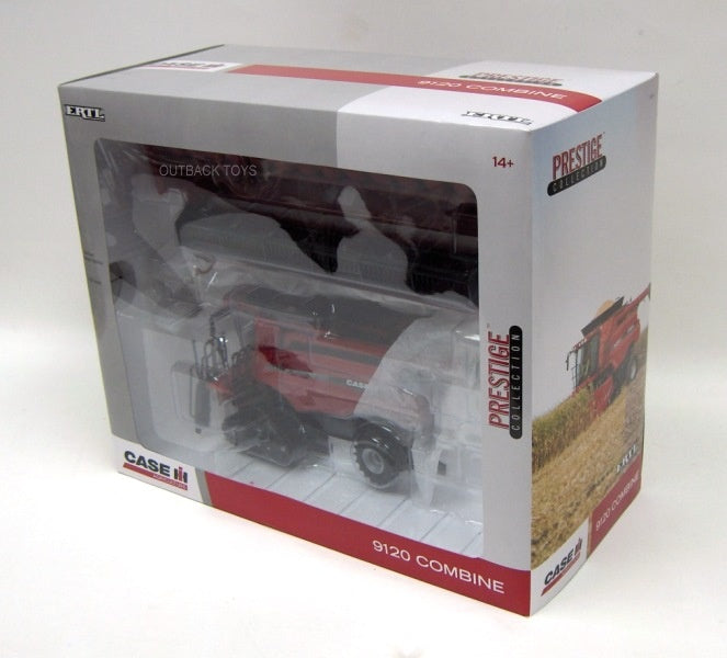 1/32 Case IH 9120 Tracked Combine with Corn & Grain Heads, ERTL Prestige Collection