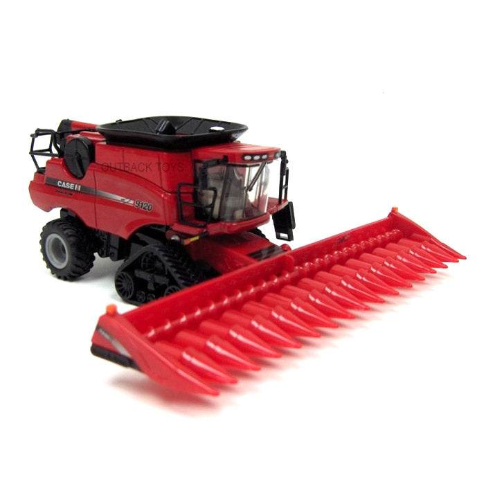 1/64 Case IH Axial-Flow 9120 Tracked Combine with 16 Row Corn Header & 30ft Grain Header by ERTL, 2009 Farm Show