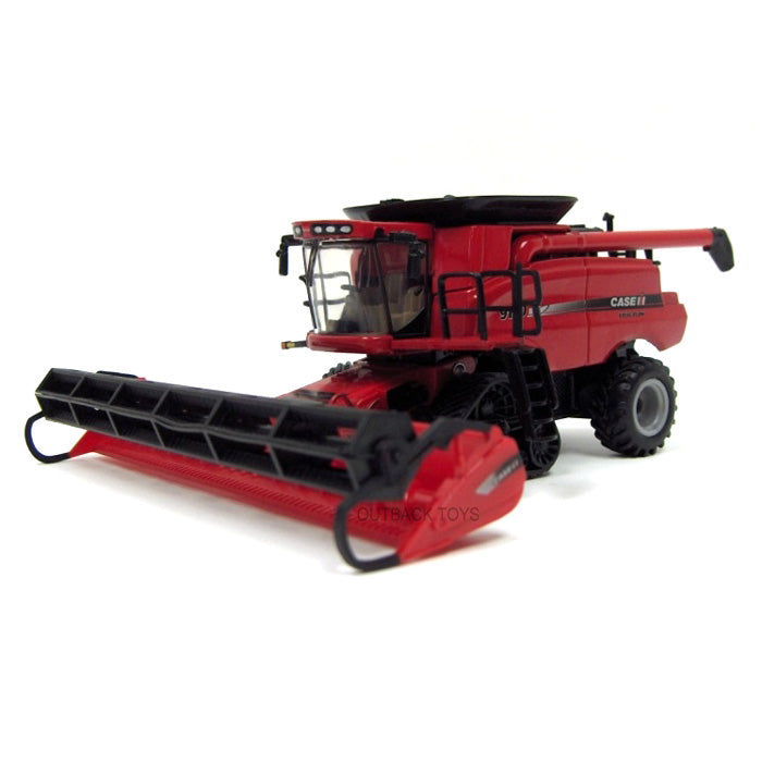1/64 Case IH Axial-Flow 9120 Tracked Combine with 16 Row Corn Header & 30ft Grain Header by ERTL, 2009 Farm Show