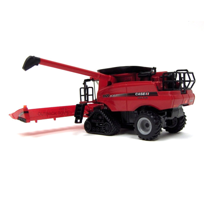 1/64 Case IH Axial-Flow 9120 Tracked Combine with 16 Row Corn Header & 30ft Grain Header by ERTL, 2009 Farm Show