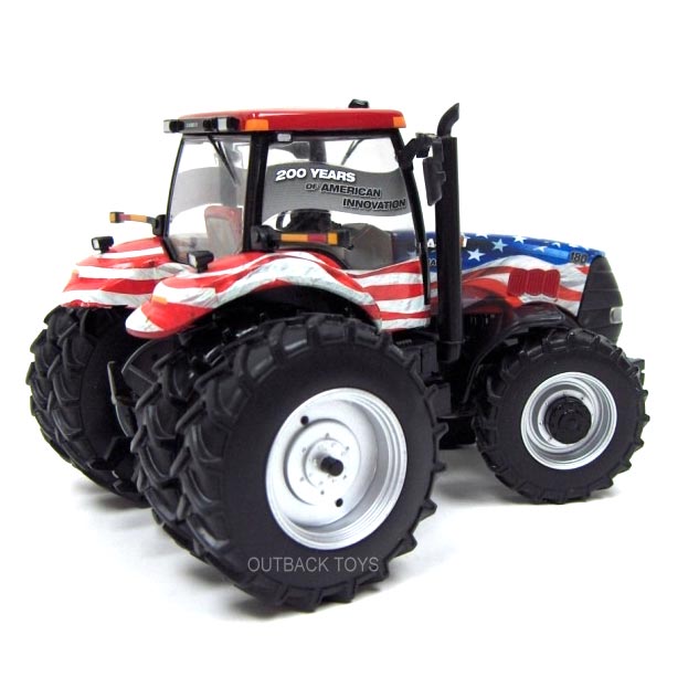 1/32 Limited Edition Case IH Magnum 180 "Stars & Stripes" w/ Duals by ERTL, 2009 Farm Show